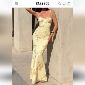 BabyBoo Nefertiti Yellow Dress